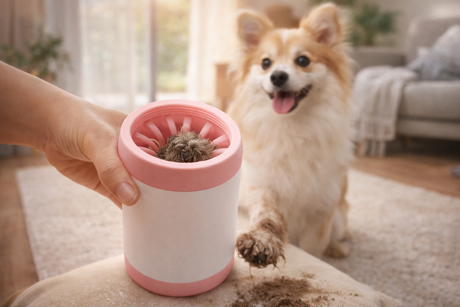 Portable Dog Paw Cleaner – Clean Muddy Paws in Seconds