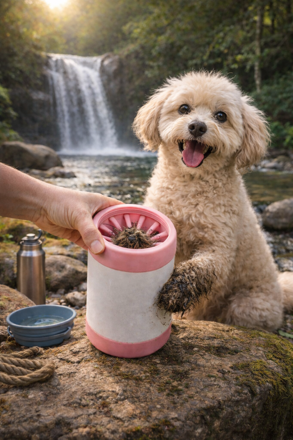 Portable Dog Paw Cleaner – Clean Muddy Paws in Seconds